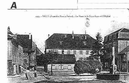 Ville de DELLE Carte postale ancienne